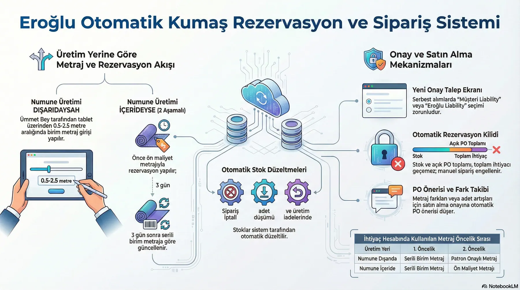 Otomatik Kumaş Rezervasyonu