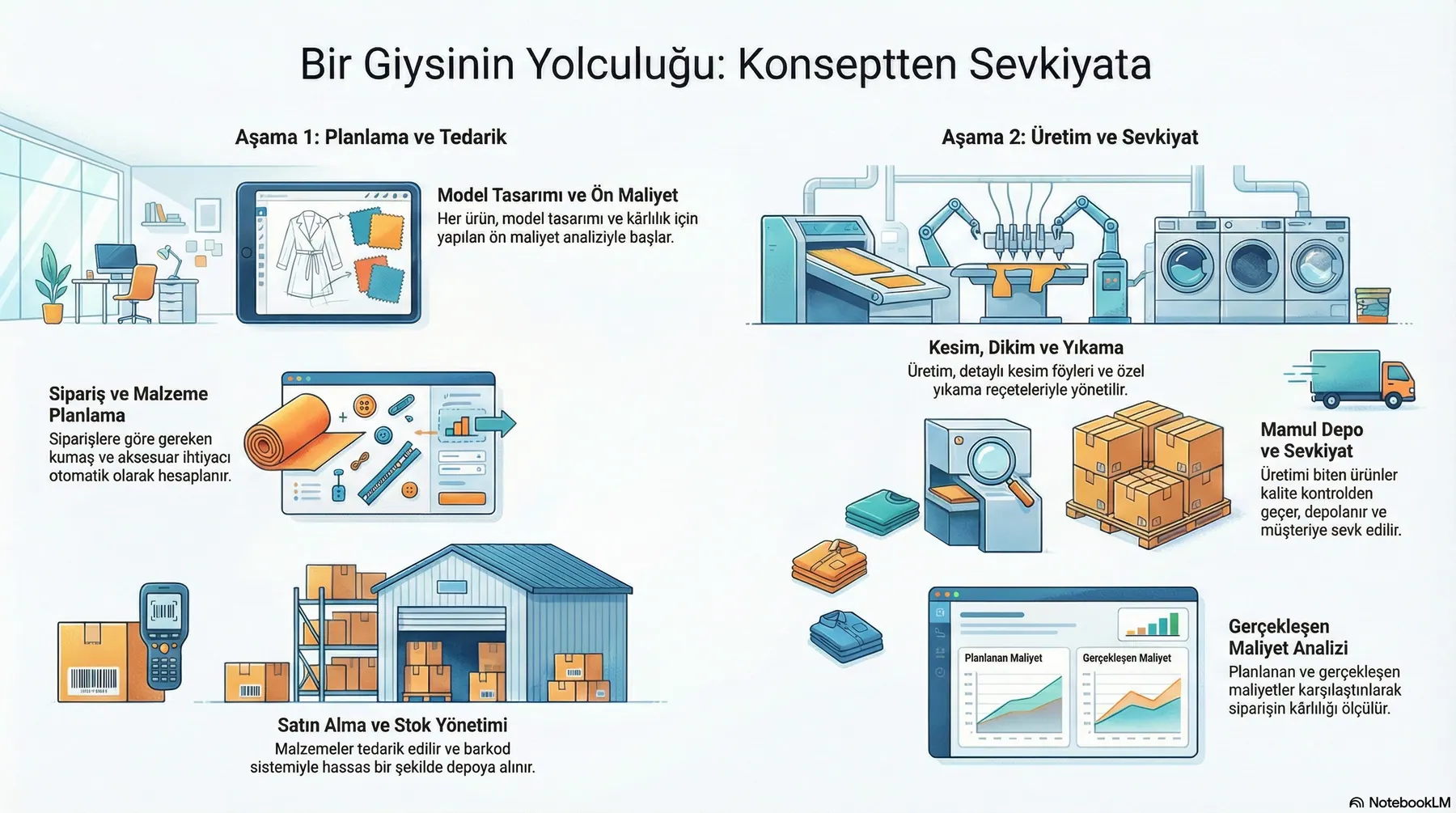WinTex Yönetim Diyagramı