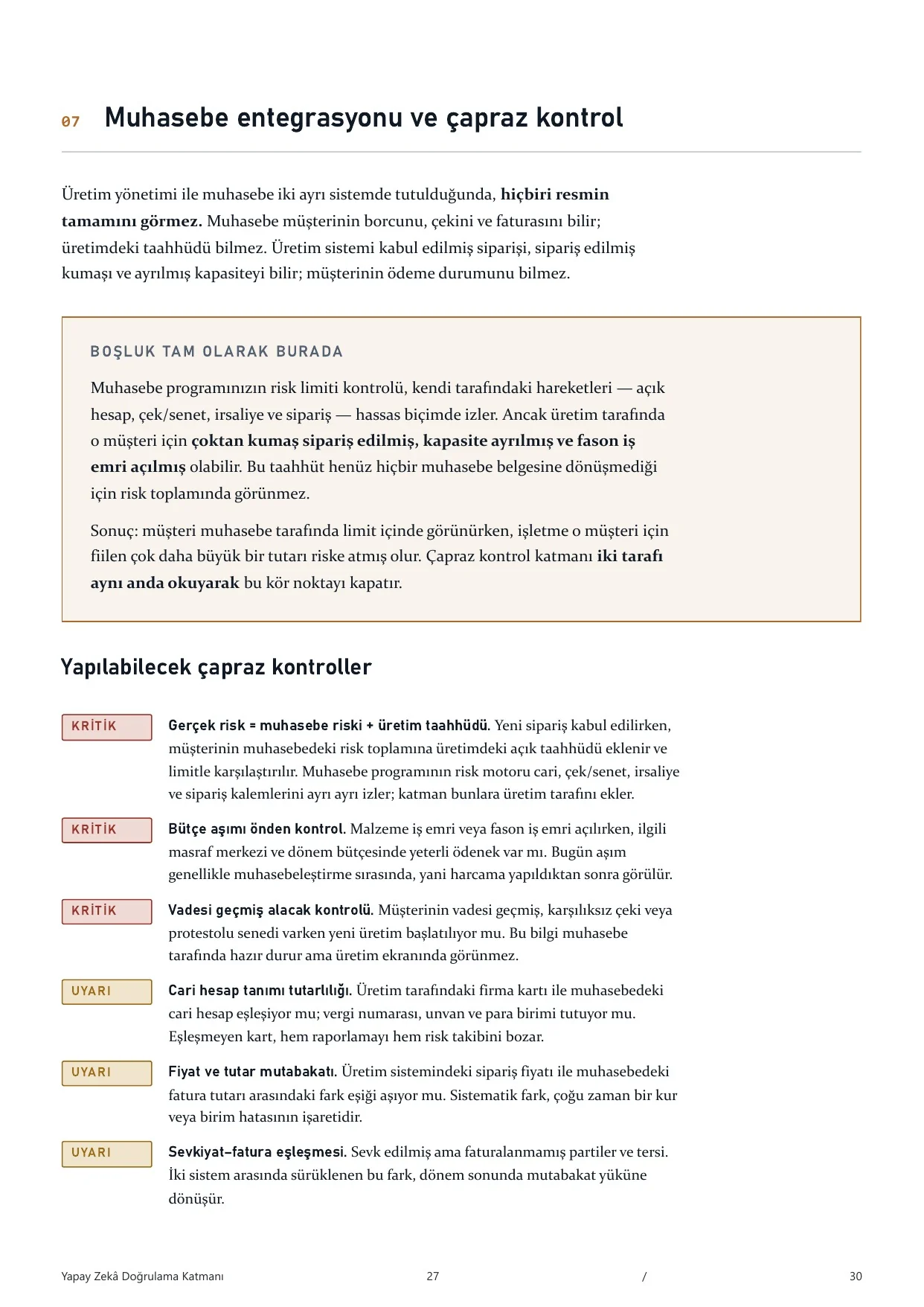Yapay Zeka Doğrulama Katmanı proje önerisi, sayfa 27